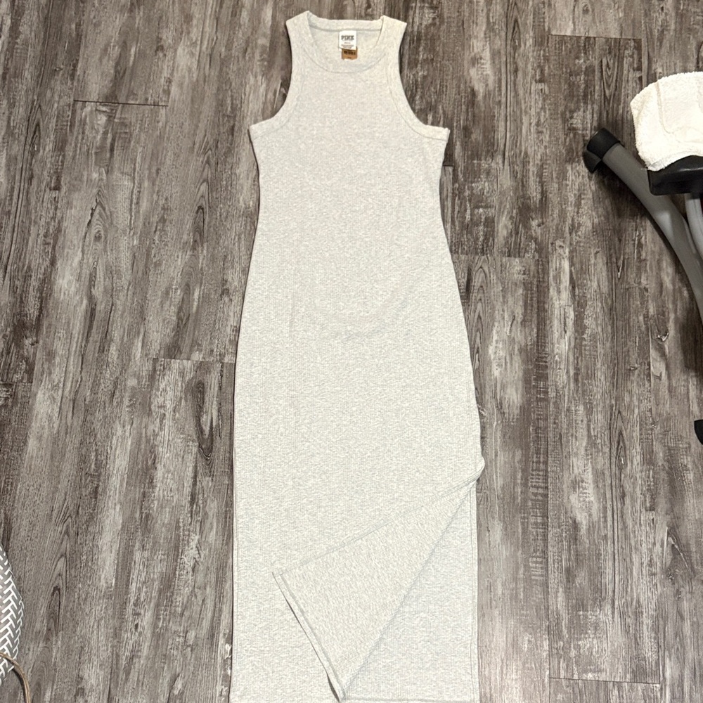 PINK Victoria's Secret Heather Gray Maxi Dress
